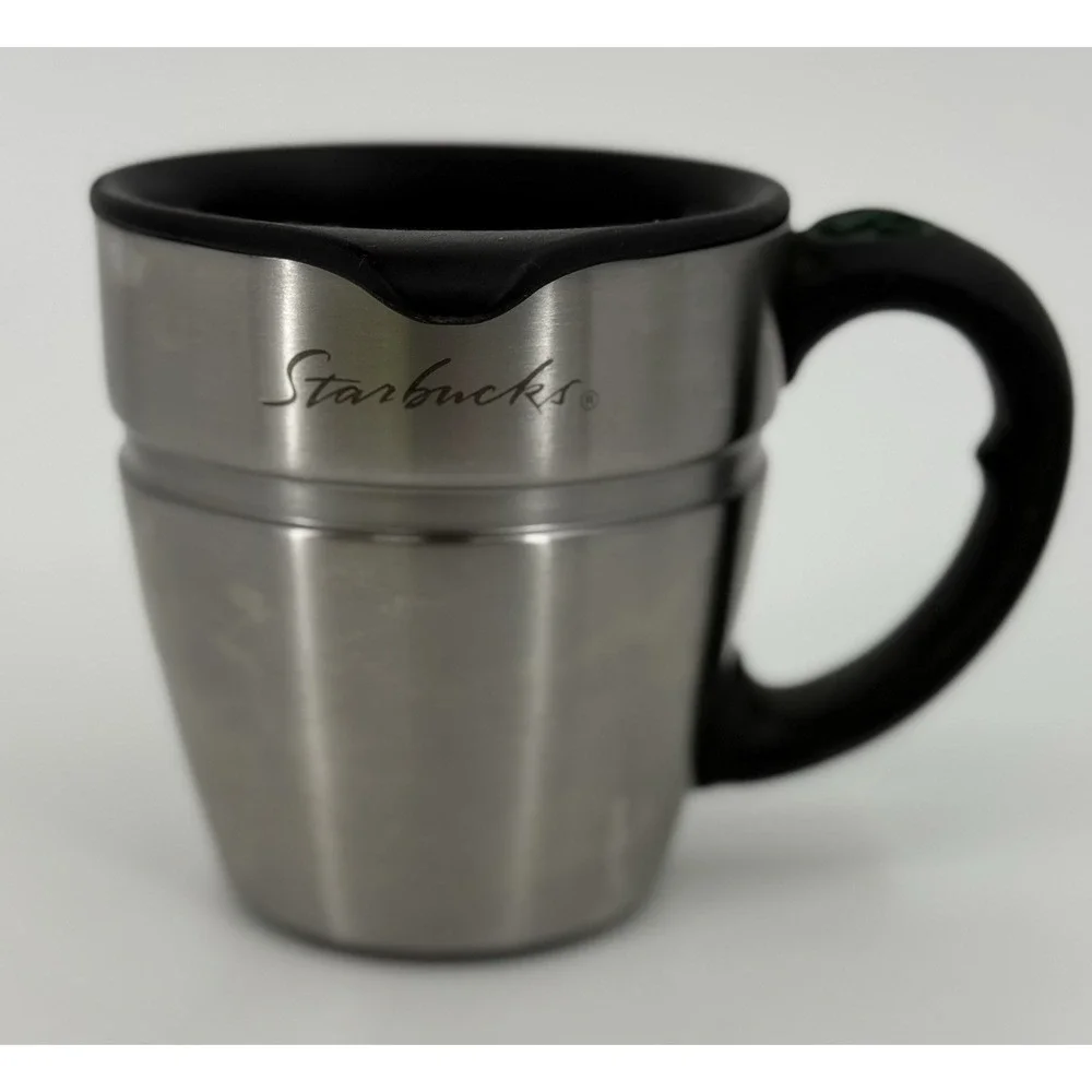 Starbucks Chubby Barista 12 oz Stainless Steel Insulated Travel Coffee Mug 2001